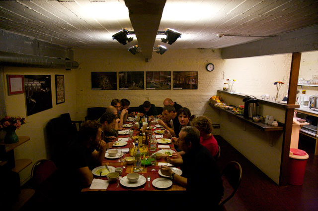 Backstage: het eten in de Roma is altijd geweldig lekker